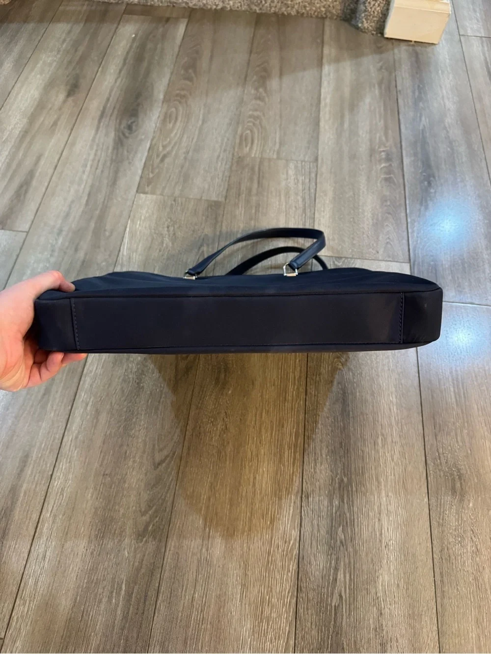 Kate Spade Navy Nylon Laptop Tote